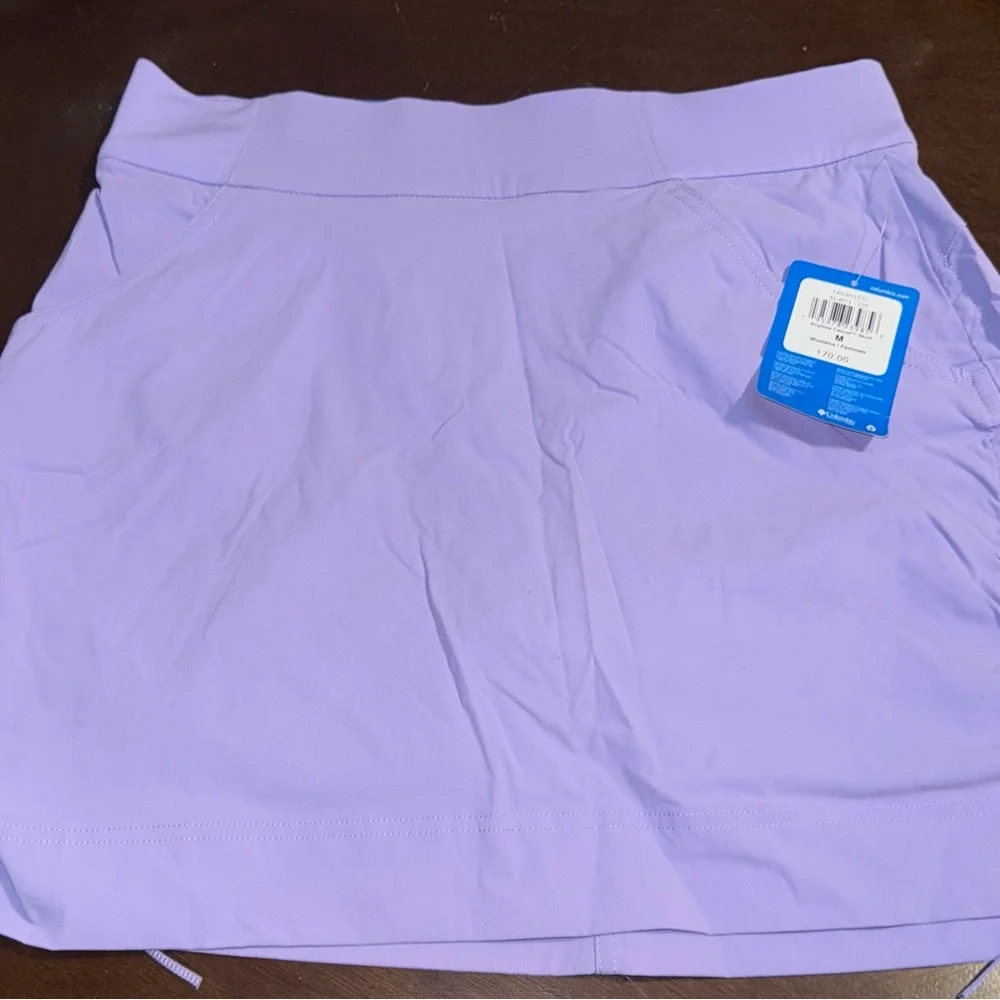Columbia Light Purple adjustable sides Skort. NWT size M - Picture 4 of 9